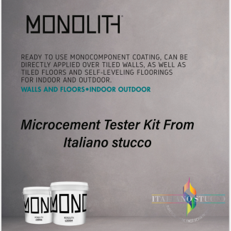 Monolith - 1m2 Microcement Tester Kit